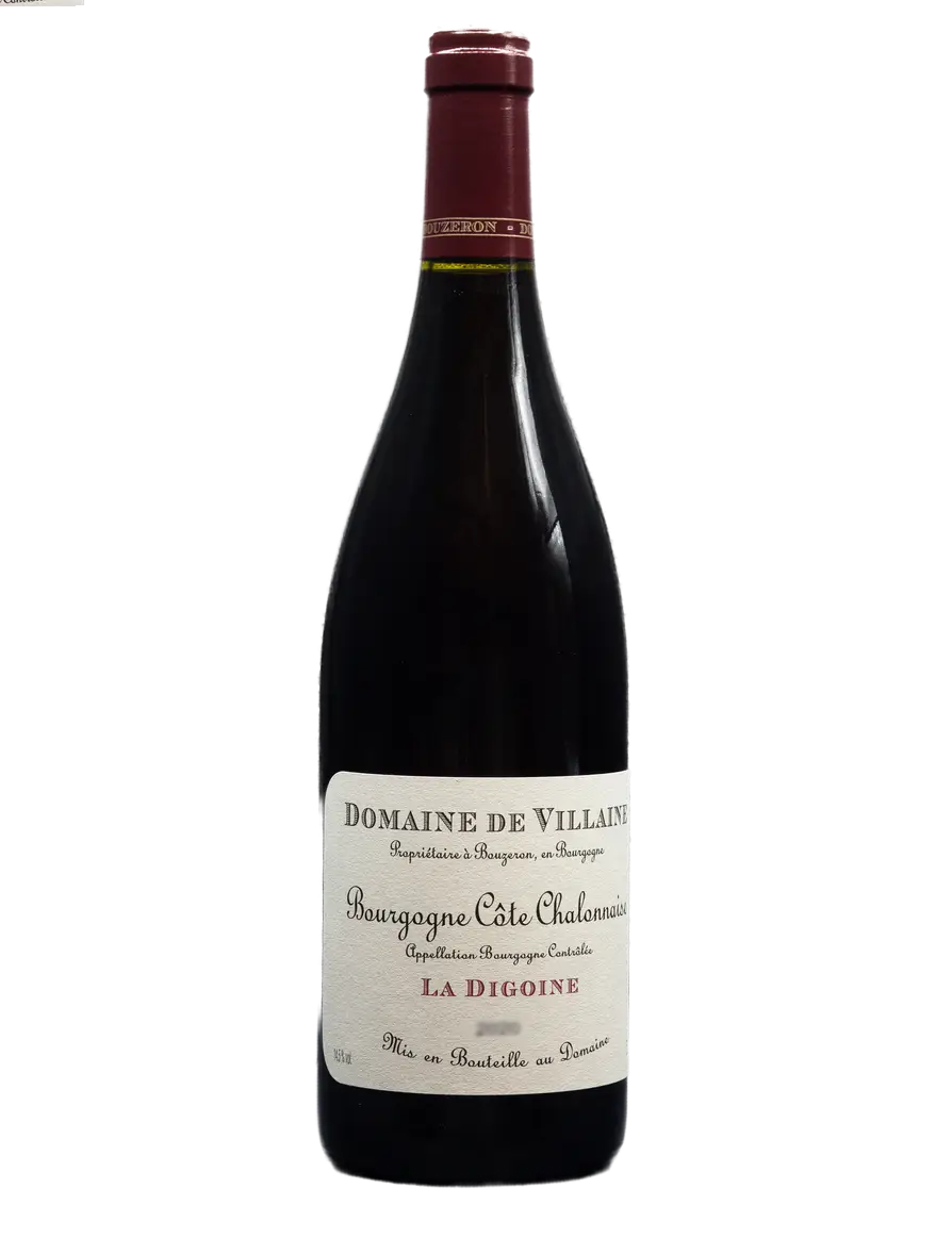 La cuvée Digoine rouge du domaine de Villaine offre un Pinot Noir fin, soyeux et vibrant, parfait reflet d’un Bourgogne authentique.