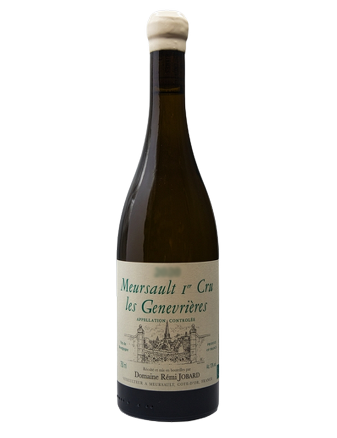 Le Domaine Rémi Jobard contribue grandement au prestige de Meursault. La cuvée Premier Cru "Les Genevrières" est tout en dentelle, très minérale dans sa jeunesse pour gagner en rondeur avec le temps.
